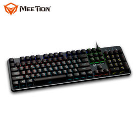 MEETION new LED wired USB PC gamer ergonomics Mechanical Gaming  Keyboard